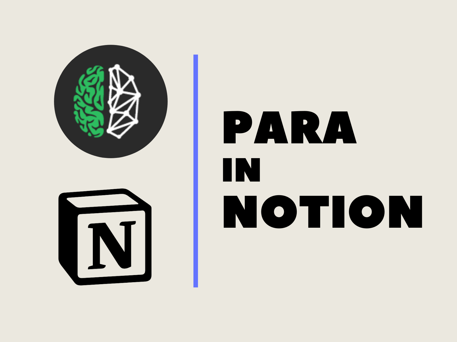 How to set up PARA in Notion