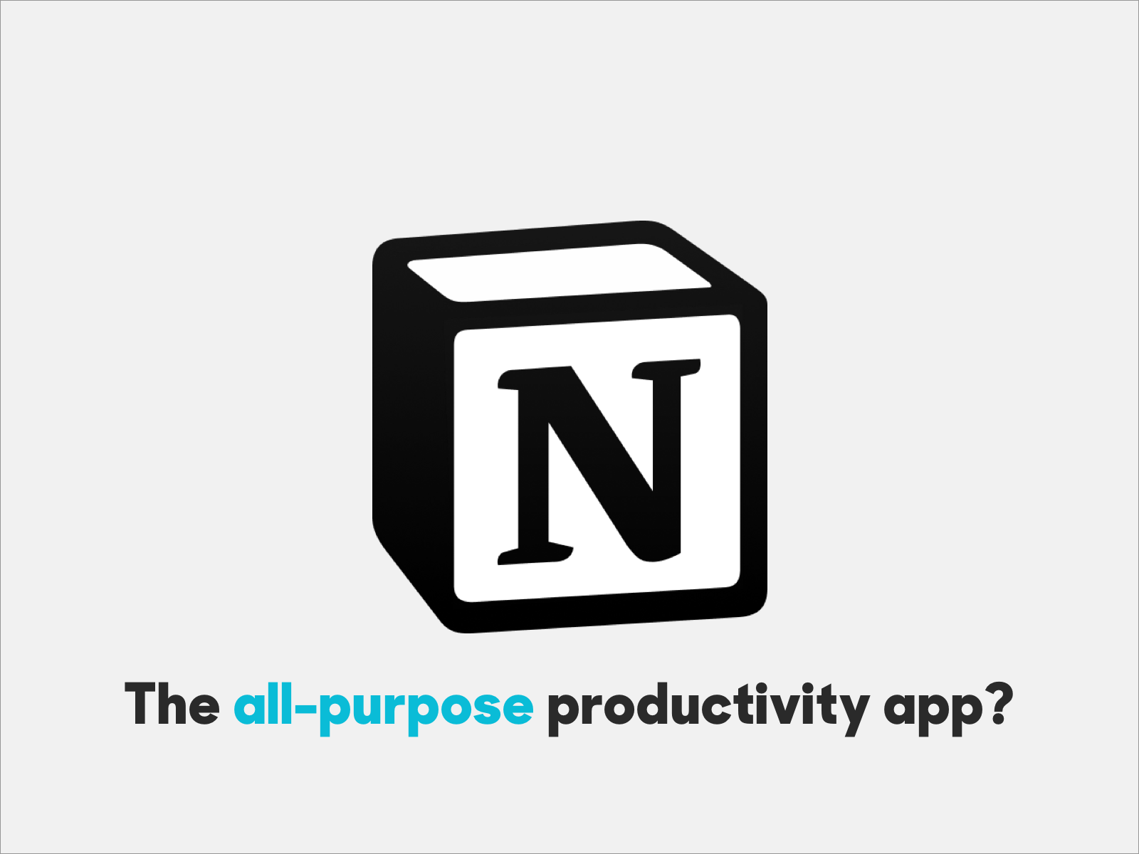 Meet Notion, the all-purpose productivity app